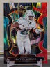 2025 Panini Select - De'Von Achane #81 Red & Black Shock Prizm Concourse