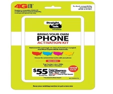 Straight Talk 3-in-1 Complete SIM Kit (4G LTE) - T-Mobile Compatible