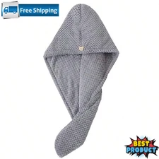 1x Premium Quick-Drying Microfiber Head Towel Wrap Super Absorbent Soft Comfort