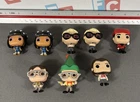 Funko Pocket Pop TV The Office Mini 8 Figures Lot 1.5" Michael Dwight Mose Ryan
