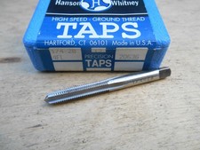 12 pc 1/4-28 Hanson Whitney GH3 4 Flute TAPER Taps New in Case - 20636 - USA