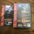 Sega Genesis Mortal Kombat II Box And Manual