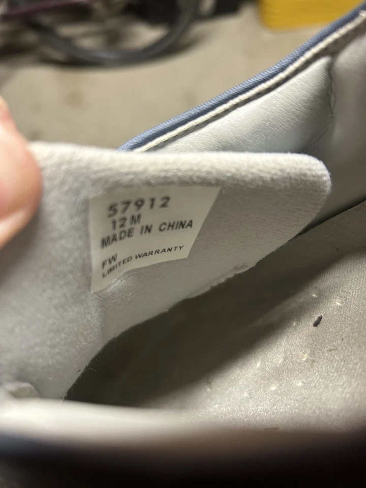 Zapatos de golf FootJoy FJ Traditions punta de ala gris/azul marino/rojo 57912 para hombre talla 12 Foto 4 de 4