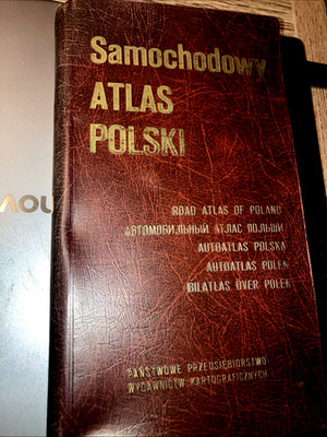 Samochodowy  Atlas Polska 1:500 000 - US seller, Charity Consignment