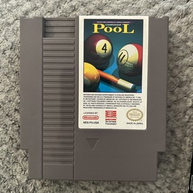 Championship Pool Complete In Box Nintendo NES Game Manual, Consumer Card & Box