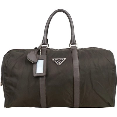 Prada Nylon Triangle Duffle Bag 48 Weekender Reisetasche  Tasche