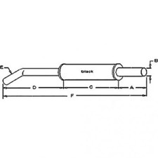 Muffler fits Ford 340 340A 445 445A 540 540A 545 550 555 555B 655 D9NN5230HA17M
