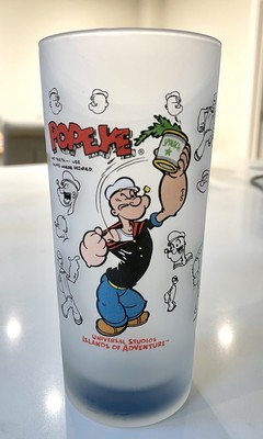Popeye Glas Universal Studios Islands Of Adventure 1998 King Features Syndicate
