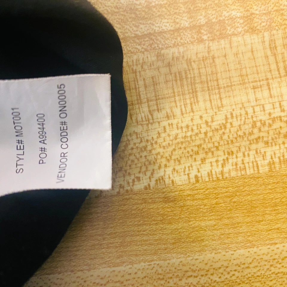 Motion By Barco MOT001 Feminino 3 Bolsos Decote V Malha Costela Inserção Esfoliante Pequeno Preto - Imagem 3 de 4