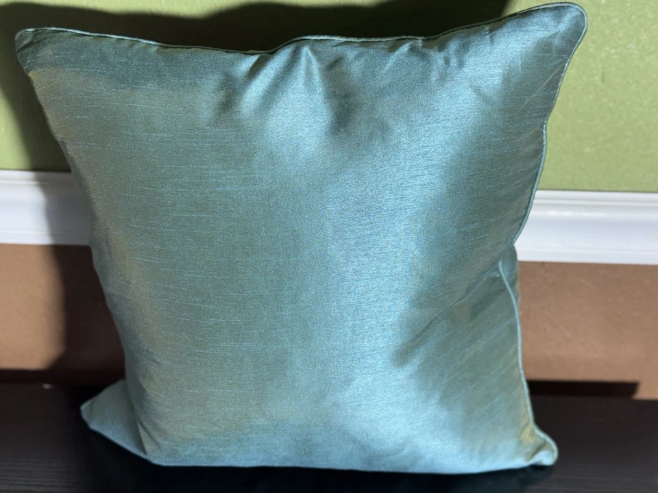 Owl With Flowers 13 X 13" Embroidered Decorative Sofa Throw Pillow - Image 3 of 4