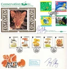 GB Selection of 5 x FDC's all Signed by Dr DAVID BELLAMY OBE