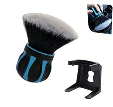 Car Detailing Brush, Ultra Soft Tire Shine Brush with Storage Rack, 1 PC Blue
