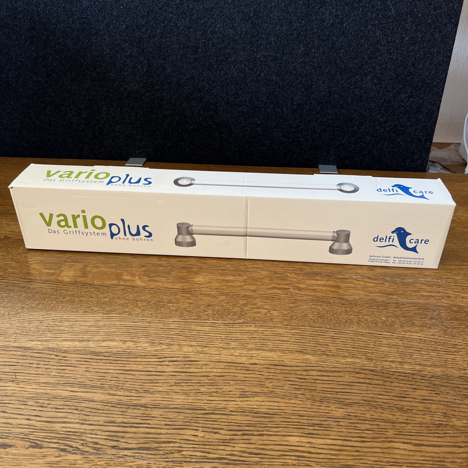 Delficare VarioPlus Haltegriff Bad Dusche Badewanne ohne Bohren 30cm 100kg OVP