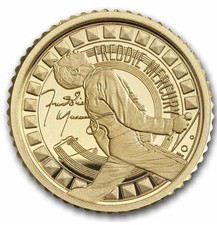 2025 GB Music Legends FREDDIE MERCURY 1/40 oz 0.8g SMALL Gold Proof IN STOCK NEW