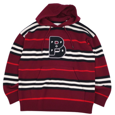 Burberry Pop Trading Company Hoodie Pullover Wool Knit Top Mens M