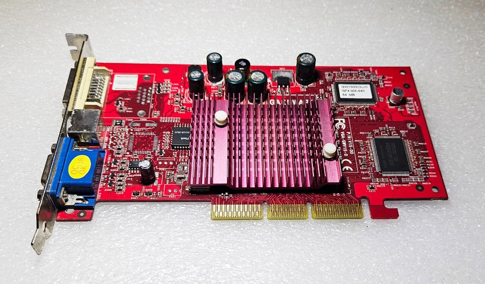 Gainward Nvidia GW1500IO0D0 Geforce4 MX440 64MB VGA AGP Card - Image 2 of 4