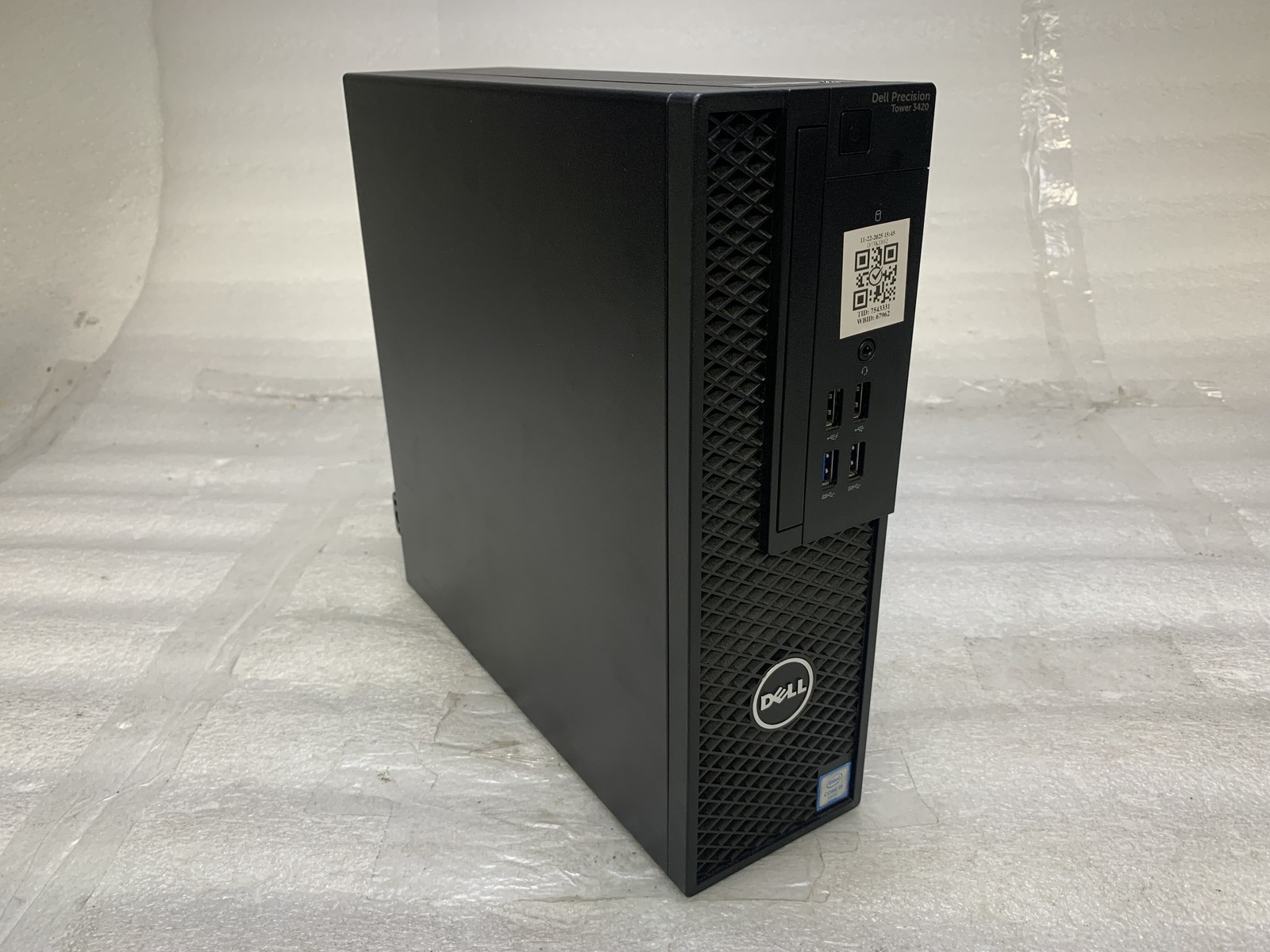 Dell Precision Tower 3420 Core i5-7600 3.5GHz 16GB RAM 256GB SSD NO OS Good