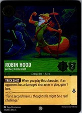 Robin Hood - Archery Contestant Shimmering Skies 77/204 Cold Foil Lorcana NM