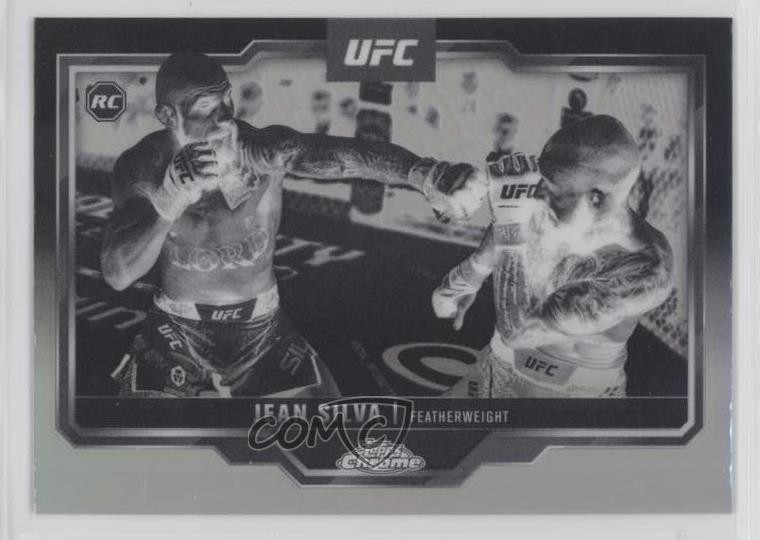 2025 Topps Chrome UFC Negative Refractor Jean Silva #56 19l7