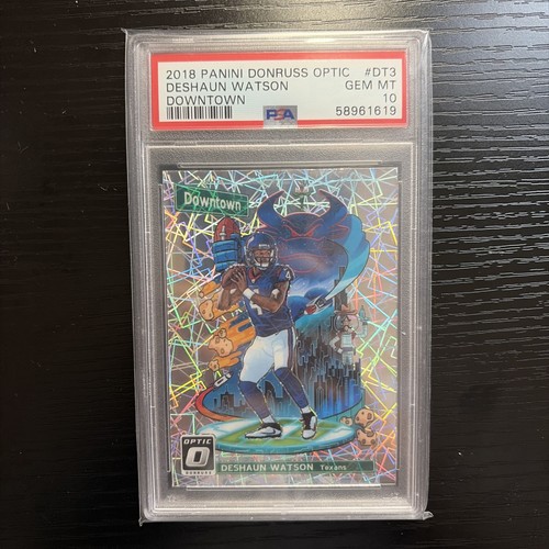 Deshaun Watson #DT-3 2018 Donruss Optic Downtown card