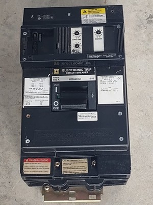 LE36400LI 400 Amp 600V 3 Pole I Line Circuit Breaker No Plug