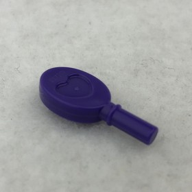 LEGO 93080a Dark Purple Friends Accessories Hairbrush W/ Heart on Reverse (x1)