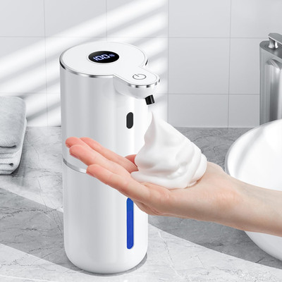 Seifenspender Automatisch Mit Digitaler Anzeige,380Ml Elektrischer Seifenspender