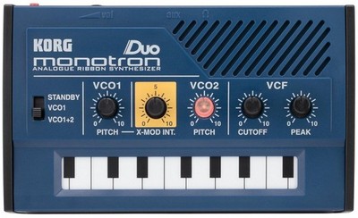 Korg Monotron Duo Analog Synthesizer monophon 2 VCO X-Mod VCF