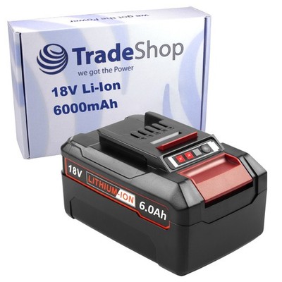 Li-Ion Akku 18V 6000mAh für Einhell TE-SG 18/10, TE-SM 36/210, TE-SV 18Li