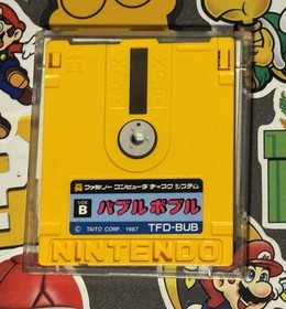Bubble Bobble Nintendo Famicom Disk System Taito Japan Import US Seller