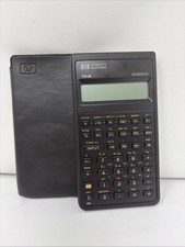 Hewlett Packard HP 10b business calculator with Case-Vintage - Working