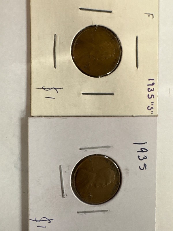 1935 P&S Lincoln wheat cent