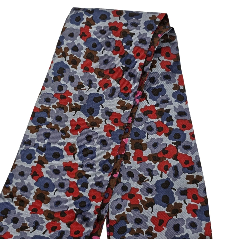 Coach цветочный Twilly узкие шелковые шарфы комплект из 2 - двусторонний 3 x 60» - Изображение 4 из 4