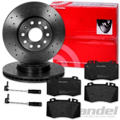 brembo BREMSSCHEIBEN 330mm+ BELÄGE VORNE für MERCEDES E-KLASSE W211 S211 SL R230
