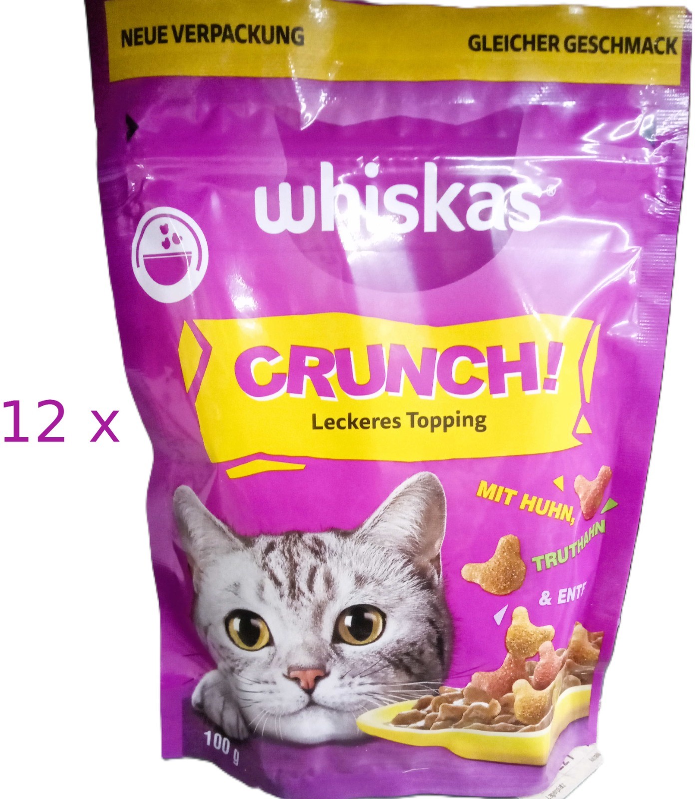 Whiskas Crunch Mit Huhn, Truthahn & Ente 100 G - Bild 2