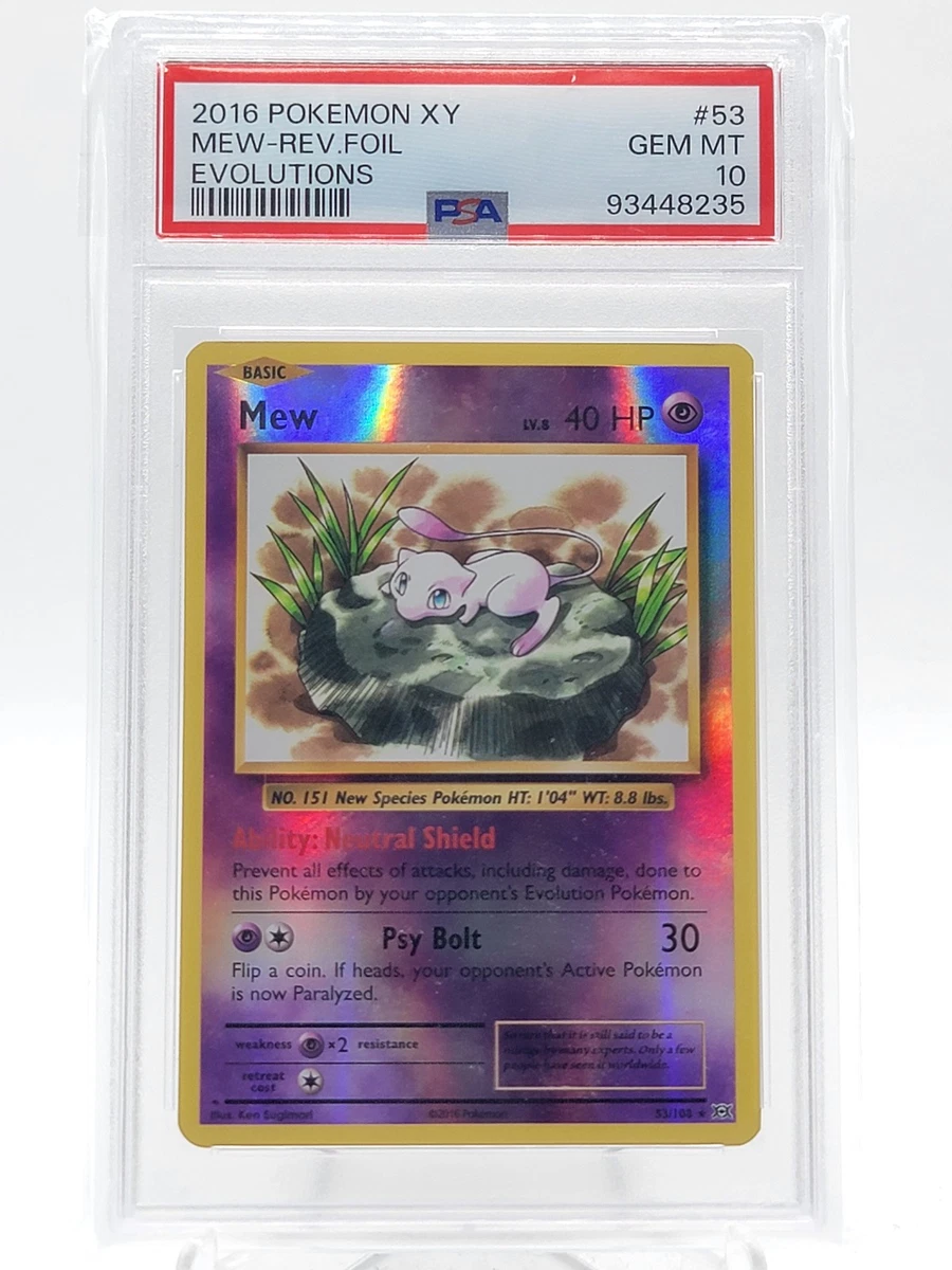 ミュウ ホロカード AXCI 10/10 Mew Pokémon TCG Holo Rare Grade 10 Individual Collectible Card