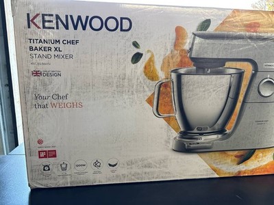 Kenwood Titanium Chef Baker XL KVL85.594SI Küchenmaschine 1200W DuoBowl Silber