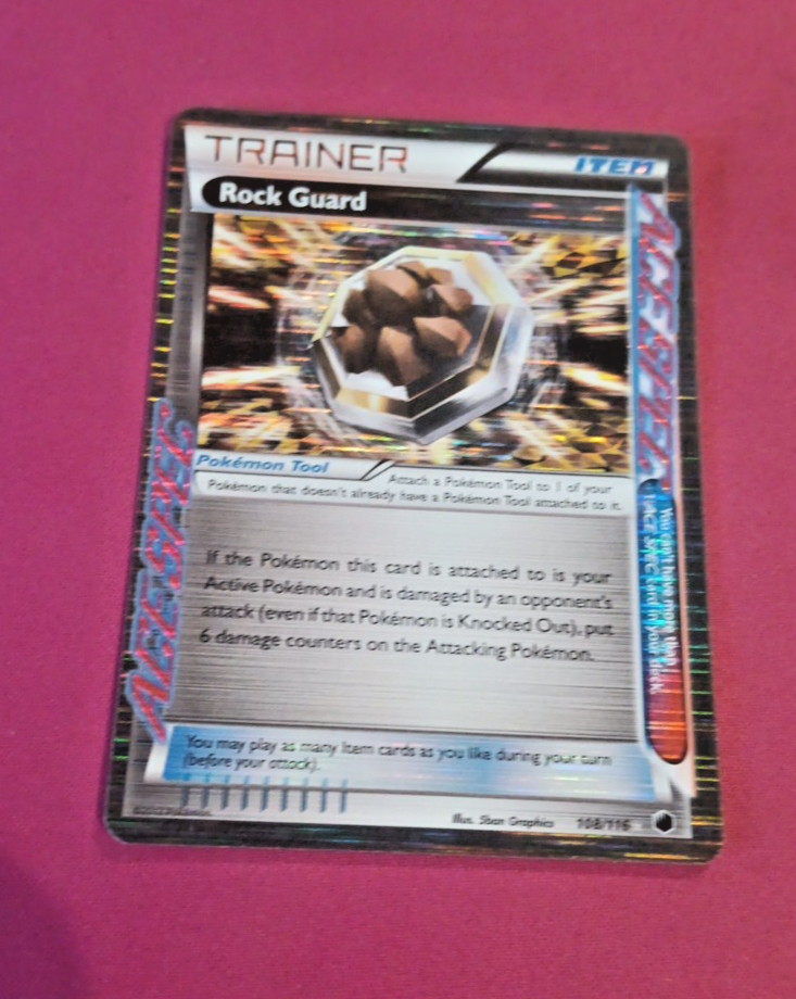 Rock Guard 108/116  Holo Pokemon TCG Plasma Freeze Black & White ACE Spec