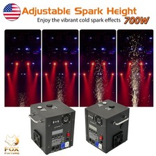 PR/US dmx512 700W Cold Spark Machine Firework fountain Sparkler stage party 2PC
