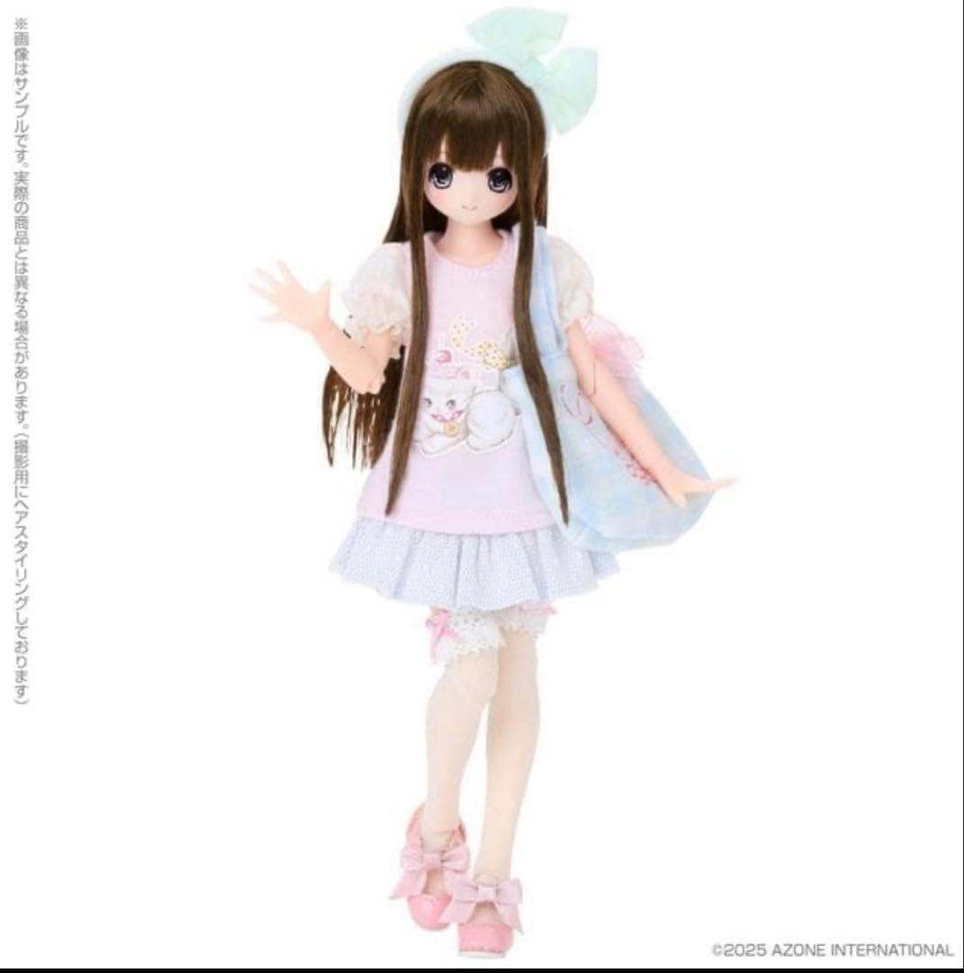 Azon EX Cute 20th Anniv. Chisa Doll Set Natural Brown Hair