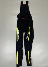 Men's CASTELLI ROSSO CORSA Black Cycling Bib Pants Size XL Extra Large