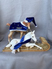 Used Breyer Sugarplum & Peppermint Christmas Holiday Horse Foals 2002 