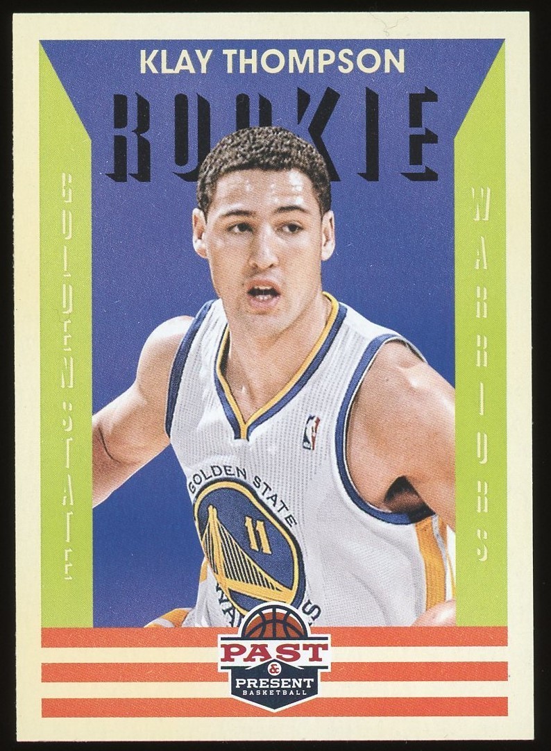 2012 Panini Past & Present Klay Thompson #172 Rookie