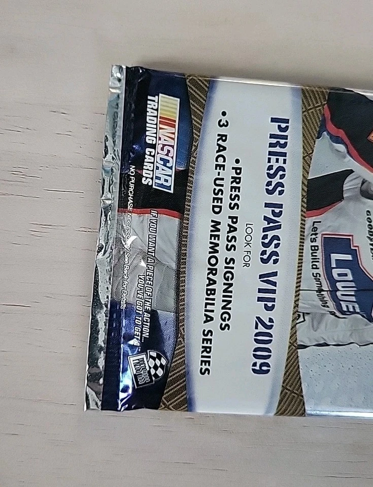 2009 PRESS PASS VIP FACTORY SEALED 5 CARD PACK !!NASCAR!! - Image 4 of 4