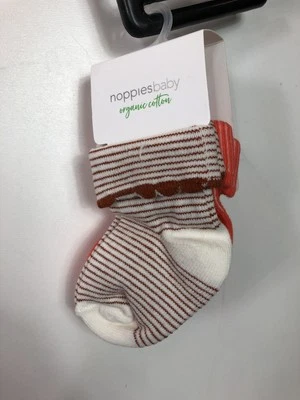 2 Paar Noppies Babysocken Baby Kindersocken Warm Kinder Socks, Mehrfarbig, 0-3 M
