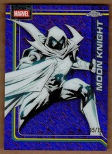 2026 Topps Chrome Marvel Comics Purple Shimmer Refractor #81 Moon Knight #15/75