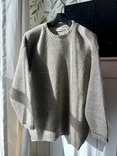 Vintage Robert Mackie Men’s Marled Wool Sweater Size Large Made In Scotland  