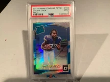 2017 Donruss Optic Holo Dalvin Cook Rookie PSA 9 Minnesota Vikings RC #193