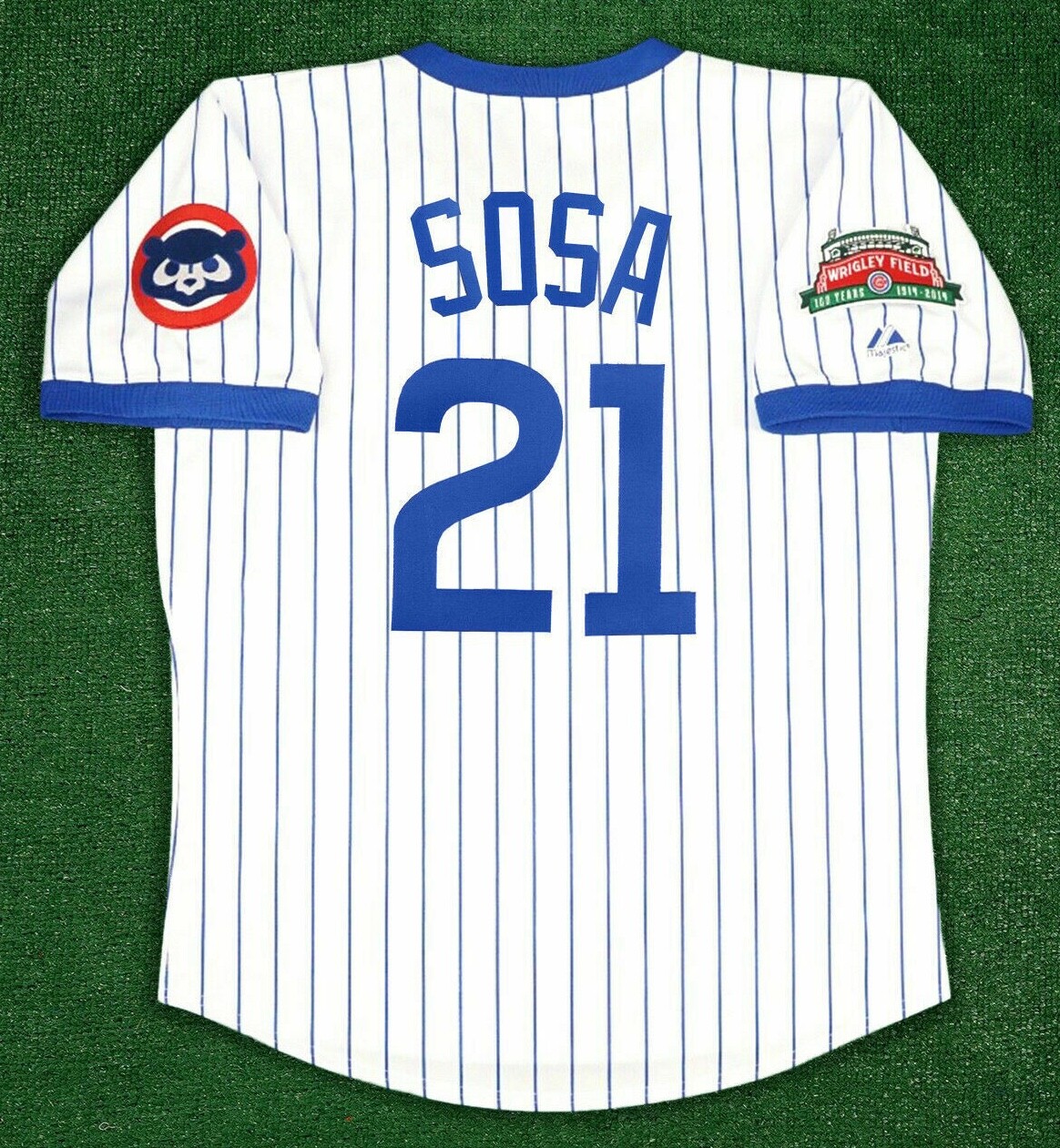 AUTHENTIC MAJESTIC MEDIUM CHICAGO CUBS SAMMY SOSA TBTC Jersey 6240 MADE IN  USA