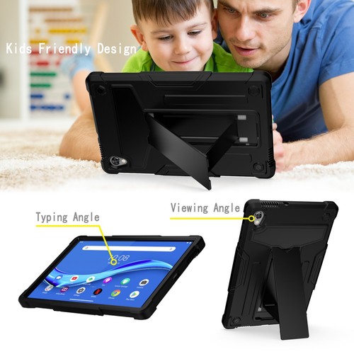 For Lenovo Tab M10 HD TB-X306F / TB-X306X Case Rugged Protective with Kickstand - Picture 4 of 12